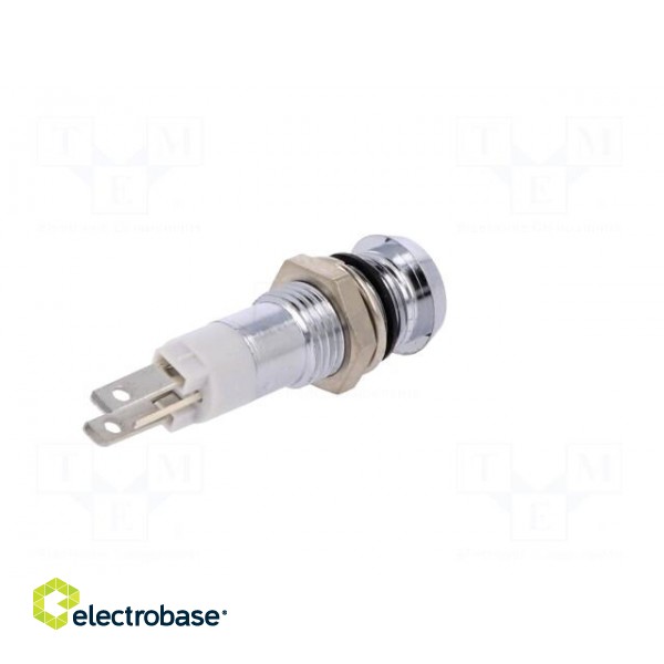 Indicator: LED | recessed | 24÷28VDC | Cutout: Ø8.2mm | IP67 | metal paveikslėlis 6