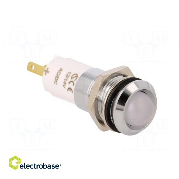 Indicator: LED | recessed | 12÷14VDC | 12÷14VAC | Cutout: Ø14.2mm | IP67 фото 8