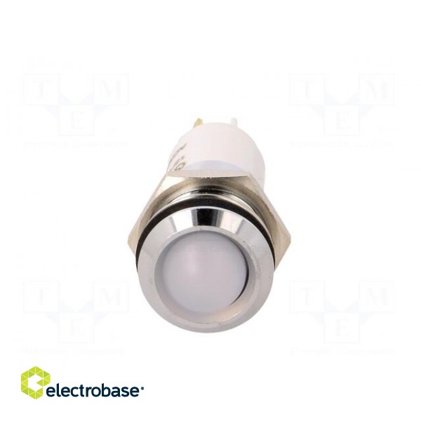 Indicator: LED | recessed | 12÷14VDC | 12÷14VAC | Cutout: Ø14.2mm | IP67 фото 9
