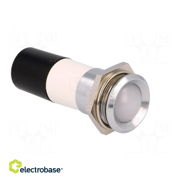 Indicator: LED | recessed | white | 230VDC | 230VAC | Ø22.2mm | IP67 image 8
