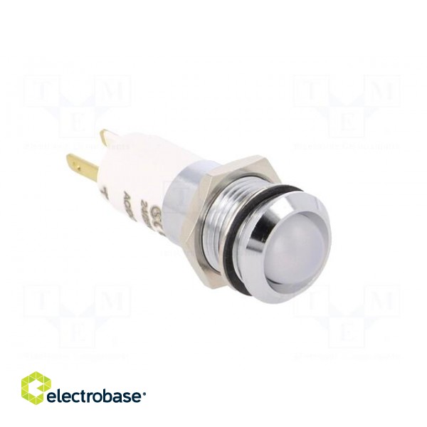 Indicator: LED | recessed | white | 24÷28VDC | 24÷28VAC | Ø14.2mm | IP67 image 8