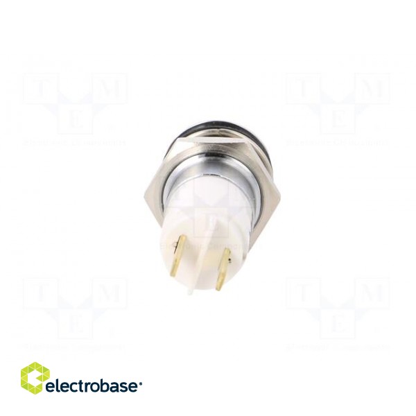 Indicator: LED | recessed | white | 24÷28VDC | 24÷28VAC | Ø14.2mm | IP67 image 5