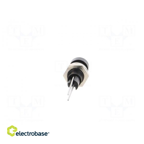 Indicator: LED | recessed | white | Ø6mm | for PCB | brass | ØLED: 3mm image 5
