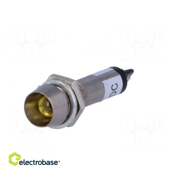 Indicator: LED | recessed | 12VDC | Cutout: Ø8.2mm | IP40 | metal paveikslėlis 2