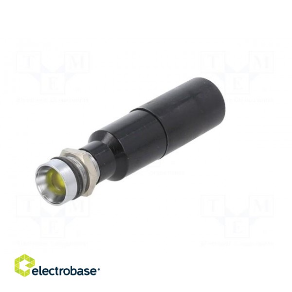 Indicator: LED | recessed | yellow | 230VAC | Ø8mm | IP67 | metal,plastic image 2