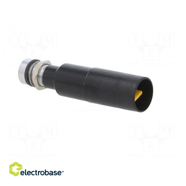 Indicator: LED | recessed | yellow | 230VAC | Ø8mm | IP67 | metal,plastic image 4