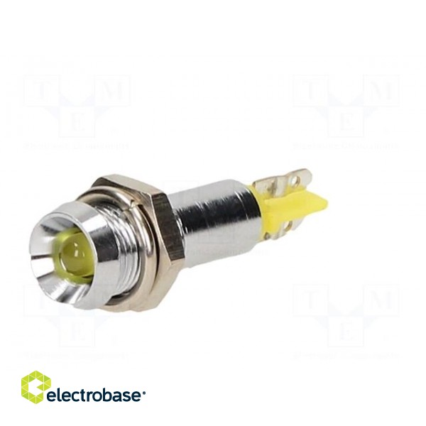 Indicator: LED | recessed | 24÷28VAC | Cutout: Ø6.2mm | for soldering image 2