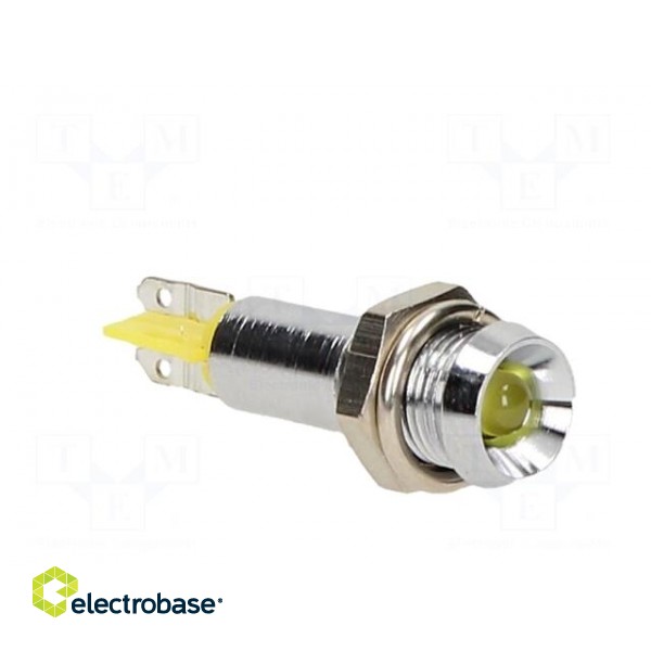 Indicator: LED | recessed | 24÷28VAC | Cutout: Ø6.2mm | for soldering фото 8