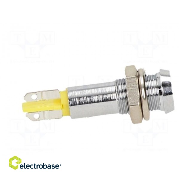 Indicator: LED | recessed | 24÷28VAC | Cutout: Ø6.2mm | for soldering image 7