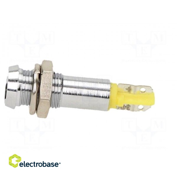 Indicator: LED | recessed | 24÷28VAC | Cutout: Ø6.2mm | for soldering image 3