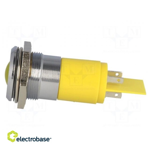Indicator: LED | recessed | 24÷28VDC | 24÷28VAC | Cutout: Ø22.2mm | IP67 image 3
