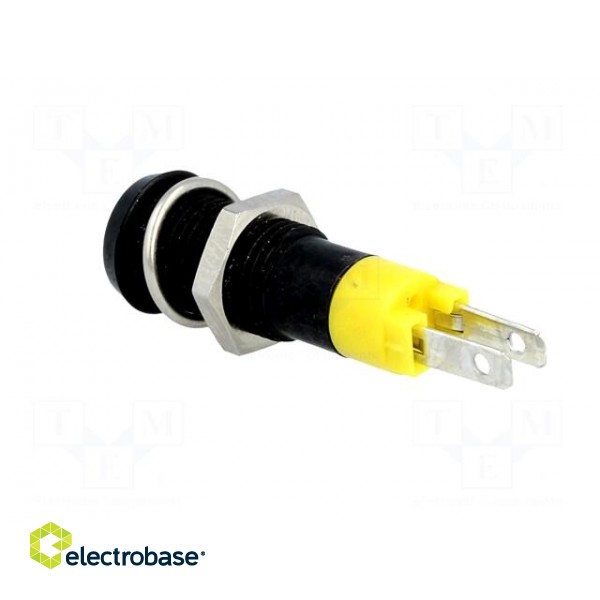 Indicator: LED | recessed | 24÷28VDC | Cutout: Ø8.2mm | IP67 | metal фото 4