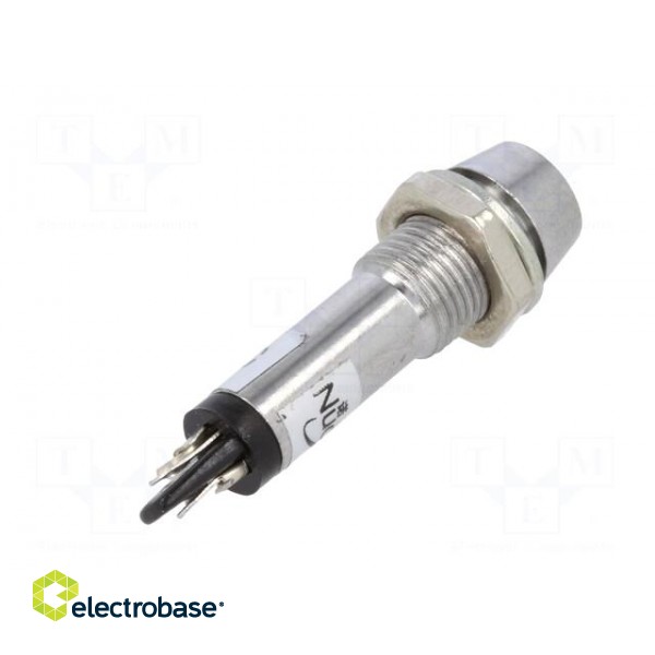 Indicator: LED | recessed | 24VDC | Cutout: Ø8.2mm | IP40 | metal фото 6