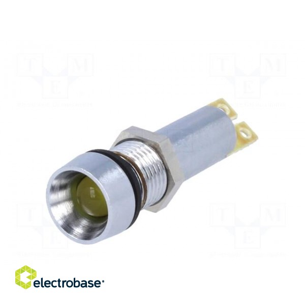 Indicator: LED | recessed | 24VDC | Cutout: Ø8.4mm | IP67 | connectors image 2
