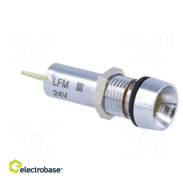 Indicator: LED | recessed | 24VDC | Cutout: Ø8.4mm | IP67 | connectors image 8