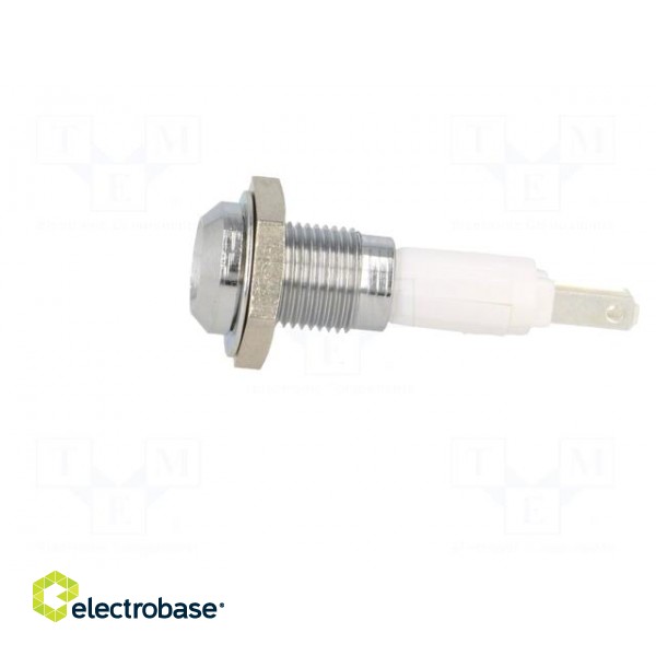 Indicator: LED | recessed | Cutout: Ø9mm | for PCB | brass | ØLED: 5mm paveikslėlis 3