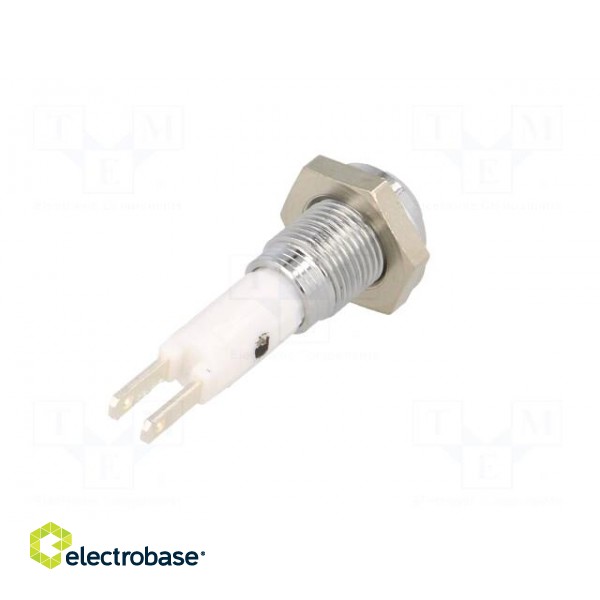 Indicator: LED | recessed | Cutout: Ø9mm | for PCB | brass | ØLED: 5mm paveikslėlis 6