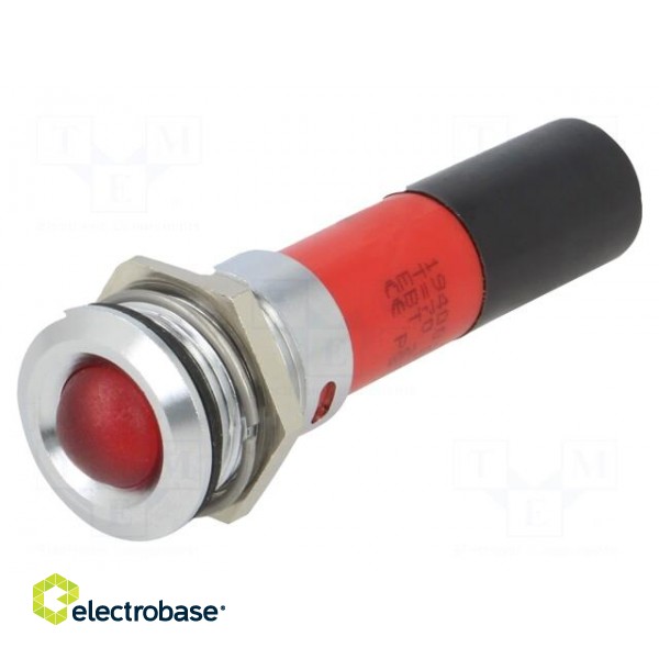 Indicator: LED | red | 230VAC | Ø16mm image 1