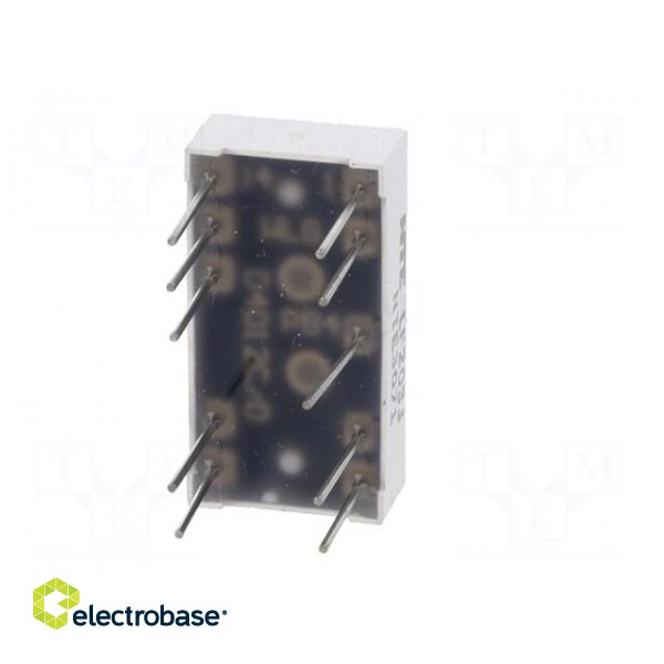 Display: LED | 7-segment | 10.6mm | 0.4" | No.char: 1 | amber | 24÷60mcd paveikslėlis 7