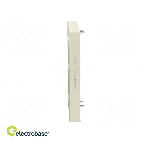 Display: LED | 7-segment | 101.6mm | 4" | No.char: 1 | red | anode image 5