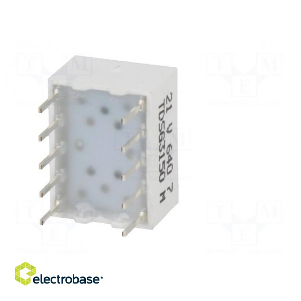 Display: LED | 7-segment | 10mm | 0.39" | No.char: 1 | green | 0.45÷3mcd image 7