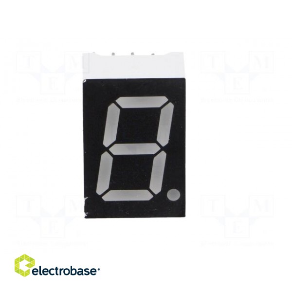 Display: LED | 7-segment | 14.2mm | 0.56" | No.char: 1 | blue | 80mcd image 3