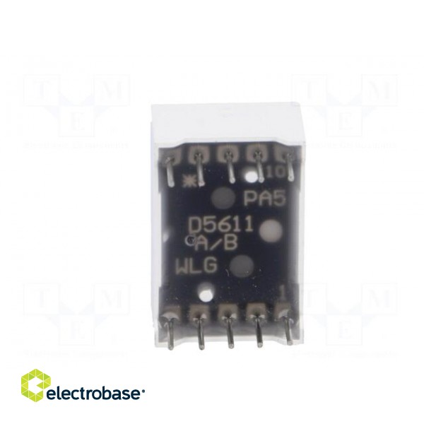 Display: LED | 7-segment | 14.2mm | 0.56" | No.char: 1 | blue | 80mcd image 7