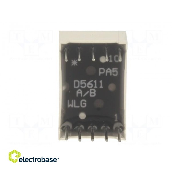 Display: LED | 7-segment | 14.2mm | 0.56" | No.char: 1 | red | anode image 7