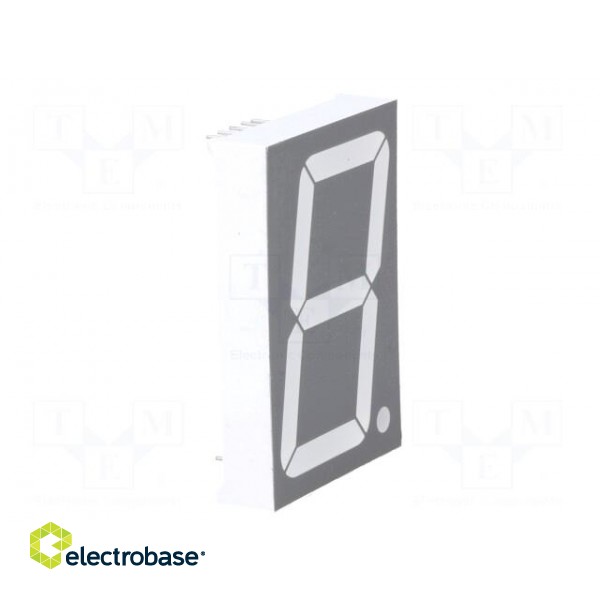 Display: LED | 7-segment | 38.1mm | 1.5" | No.char: 1 | red | 5.5÷6.5mcd image 9