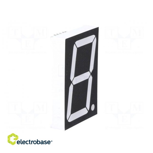 Display: LED | 7-segment | 38.1mm | 1.5" | No.char: 1 | yellow-green image 9