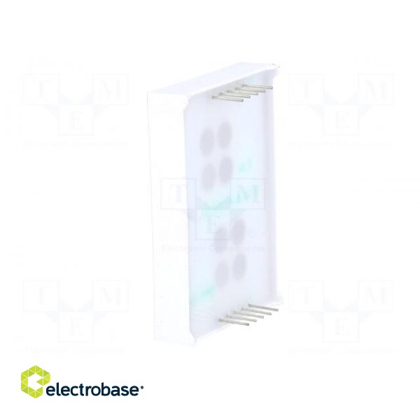 Display: LED | 7-segment | 38.1mm | 1.5" | No.char: 1 | yellow-green image 5