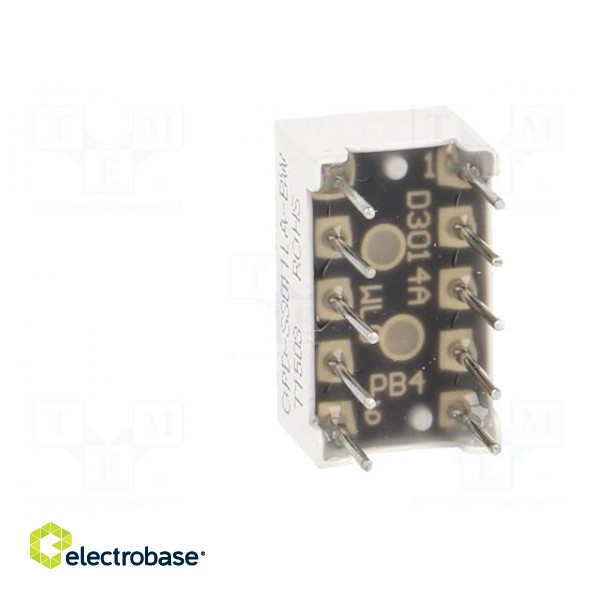 Display: LED | 7-segment | 7.62mm | 0.3" | No.char: 1 | amber | 40mcd image 6