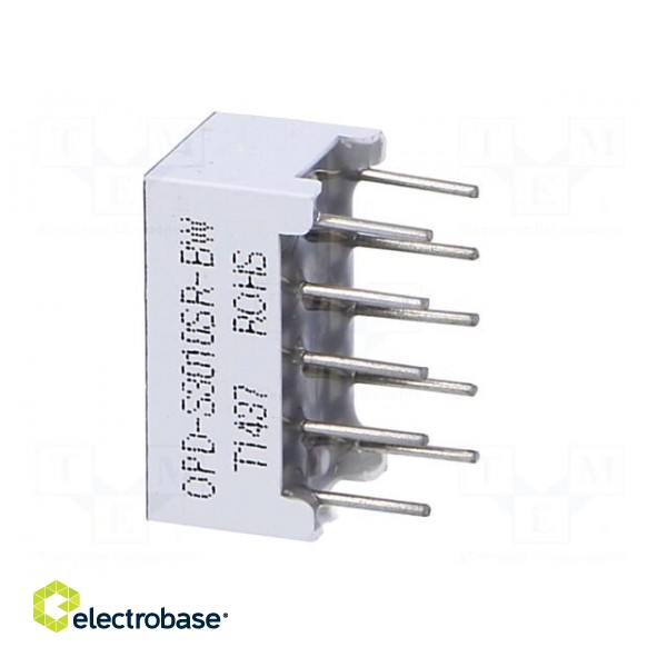 Display: LED | 7-segment | 7.62mm | 0.3" | No.char: 1 | red | 10mcd | anode image 5