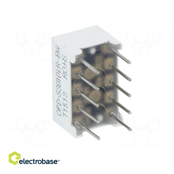 Display: LED | 7-segment | 7.62mm | 0.3" | No.char: 1 | red | 33mcd | anode image 6