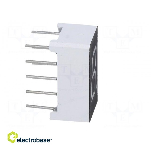 Display: LED | 7-segment | 7.62mm | 0.3" | No.char: 1 | red | 40mcd | anode image 9