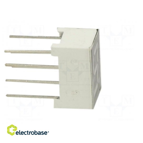 Display: LED | 7-segment | 7mm | 0.28" | No.char: 1 | red | 100mcd | anode image 9