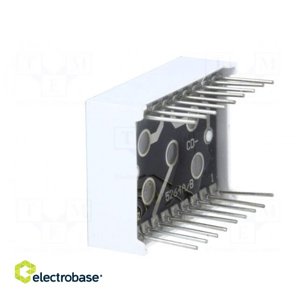 Display: LED | 7-segment | 14.22mm | 0.56" | No.char: 2 | green | 6mcd image 5