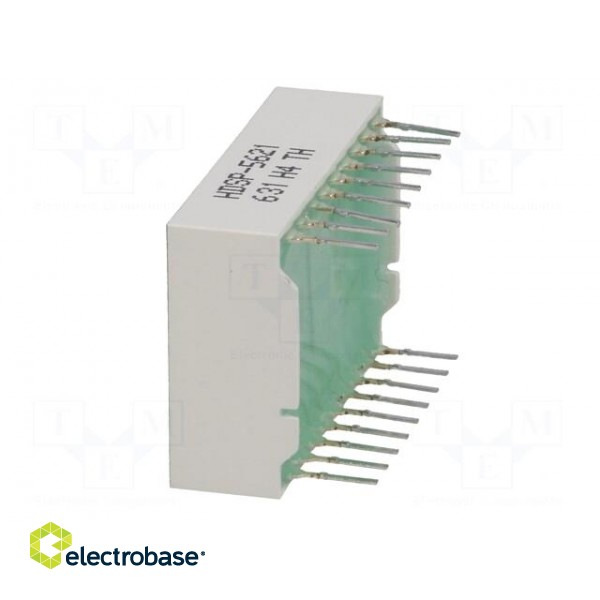 Display: LED | 7-segment | 14.22mm | 0.56" | No.char: 2 | green | anode image 5