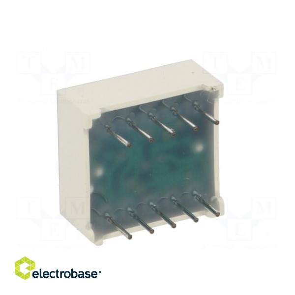 Display: LED | 7-segment | 7.6mm | 0.3" | No.char: 2 | green | 1.4÷4.4mcd image 6