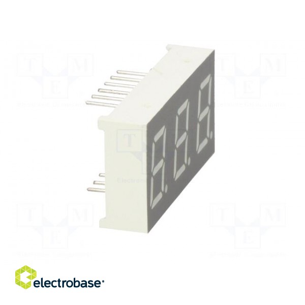 Display: LED | 7-segment | 10.2mm | 0.4" | No.char: 3 | yellow-green image 9