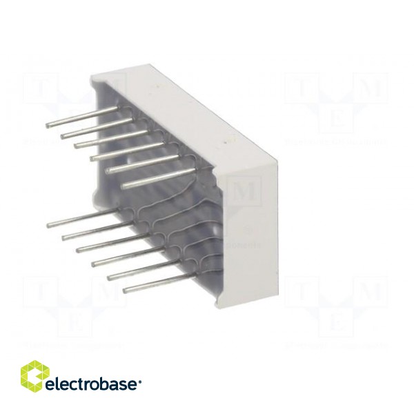 Display: LED | 7-segment | 8mm | 0.31" | No.char: 3 | red | 37÷74mcd | anode image 8