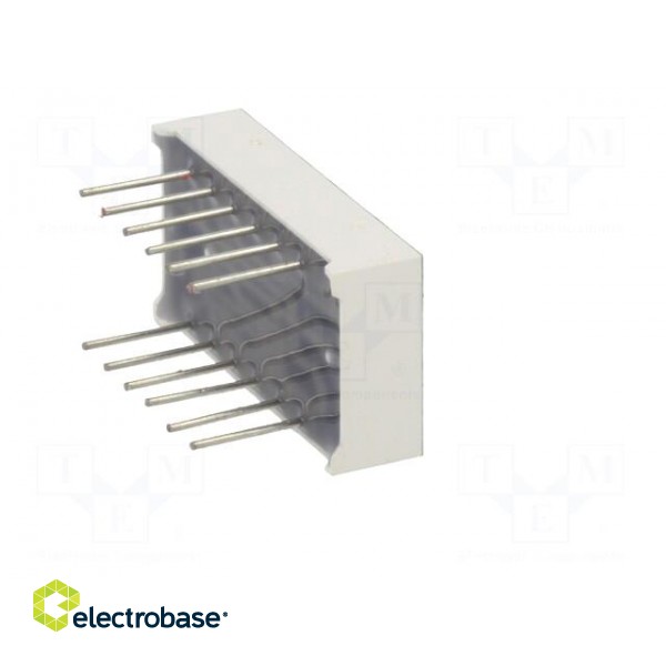 Display: LED | 7-segment | 8mm | 0.31" | No.char: 3 | yellow-green | anode image 8