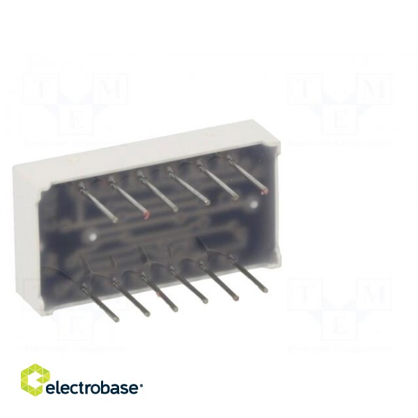 Display: LED | 7-segment | 8mm | 0.31" | No.char: 3 | yellow-green | anode image 6