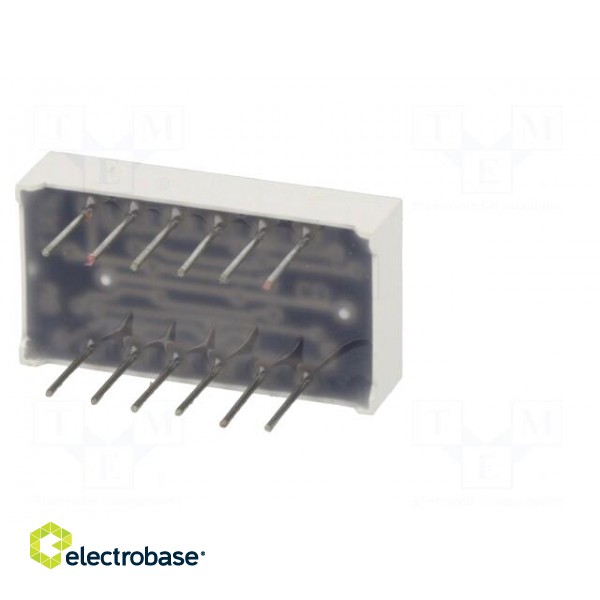 Display: LED | 7-segment | 8mm | 0.31" | No.char: 3 | yellow-green | anode image 7