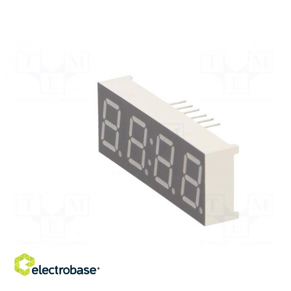 Display: LED | 7-segment | 10mm | 0.39" | No.char: 4 | red | 20÷40mcd image 4