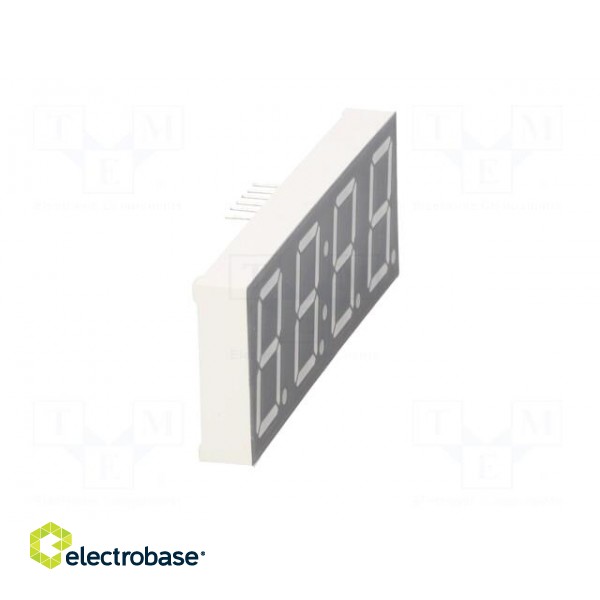 Display: LED | 7-segment | 20.4mm | 0.8" | No.char: 4 | yellow-green image 9