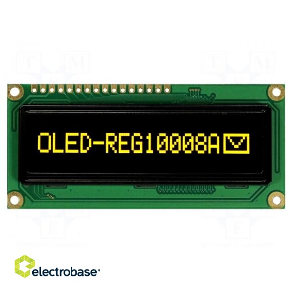 Display: OLED | graphical | 100x8 | Window dimensions: 66x16mm image 2