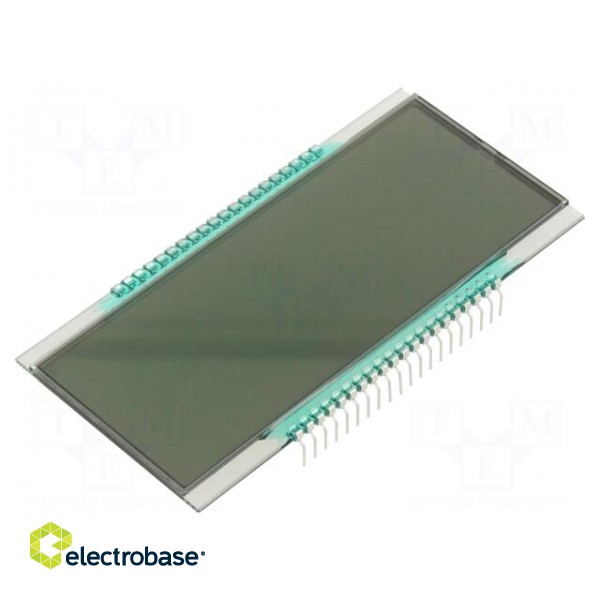 Display: LCD | 7-segment | STN Positive | No.of dig: 4 | 94x5.7mm