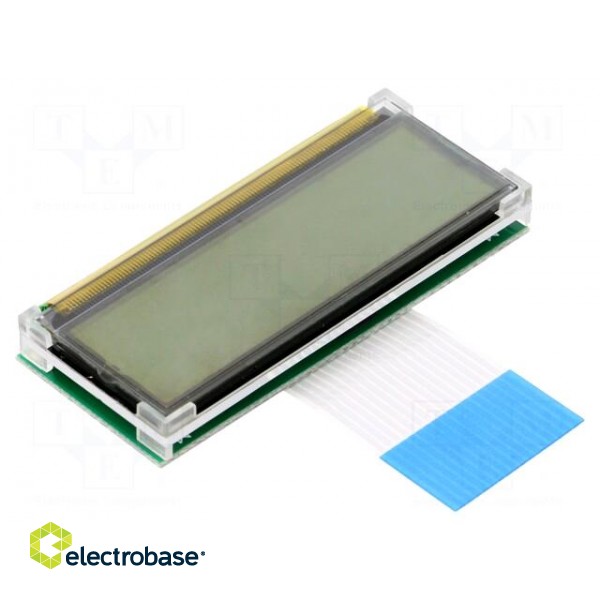 Display: LCD | alphanumeric | FSTN Positive | 16x2 | 49x20.5x5.6mm