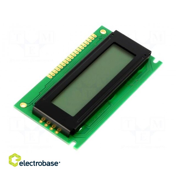Display: LCD | alphanumeric | FSTN Positive | 16x2 | 84x44x10.5mm | LED